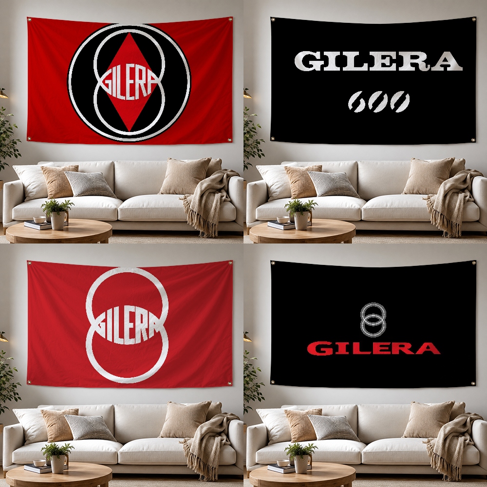 Camping Quad - G-Gilera Moto Brand Outdoor-Flagge für Zuhause,