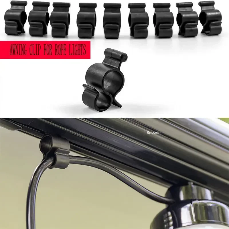 Outdoor Camping Lights String - 10-20Pcs Camping Markise Haken Clips Caravan