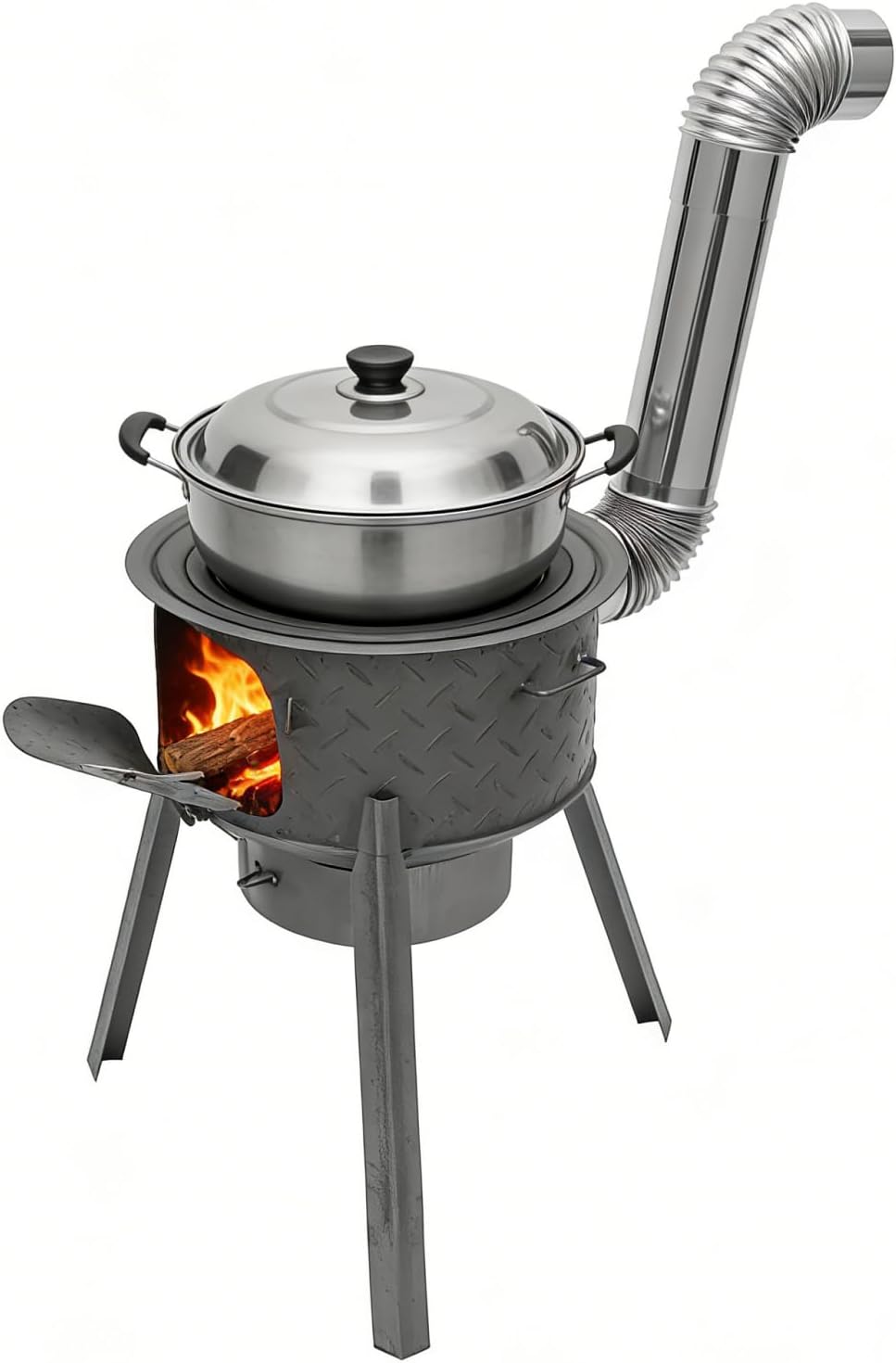 Outdoor Camping Wood Burning Stove - Tragbarer Holzofen für Camping und Wandern