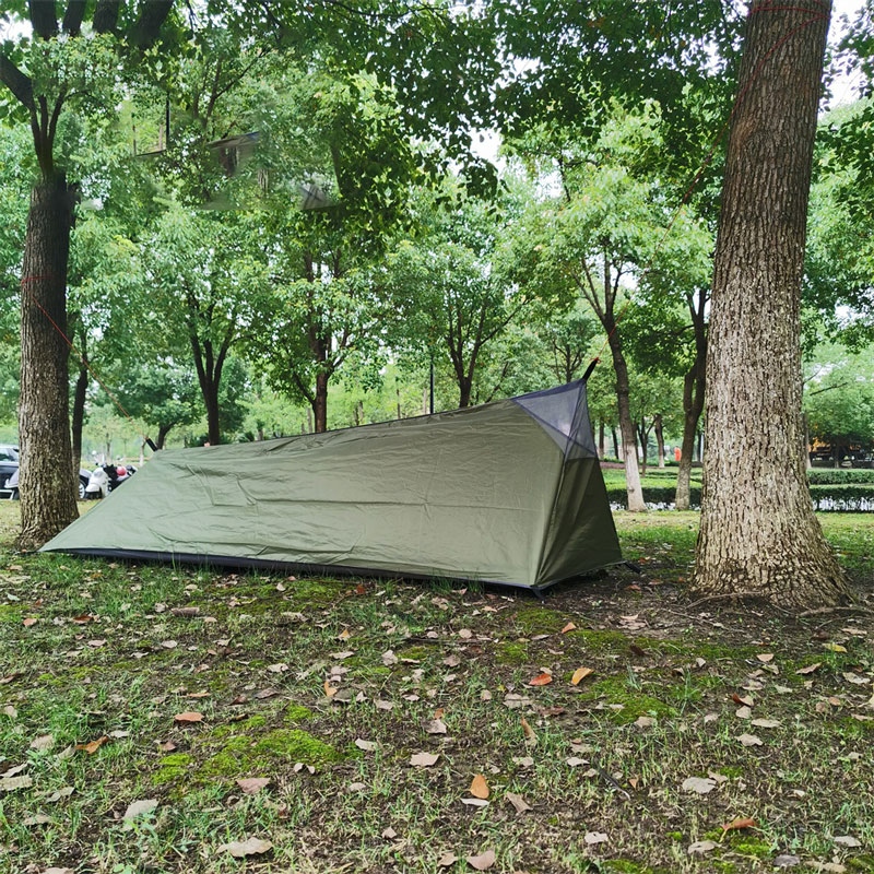Ultralight Sleeping Bag - Einzelpersonen-Schlafsackzelt ohne Stangen, ultraleichtes Taschenzelt für