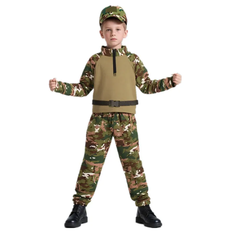 Camping Outdoor Clothing - Kinder Erwachsene Camouflage Frosch Outfit Sommer