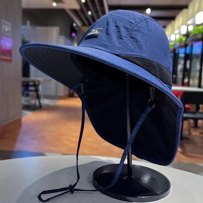 Outdoor Camping Activities For Adults - Unisex UV-Schutz Fischermütze mit Nackenschutz Sommer-Sonnenhut