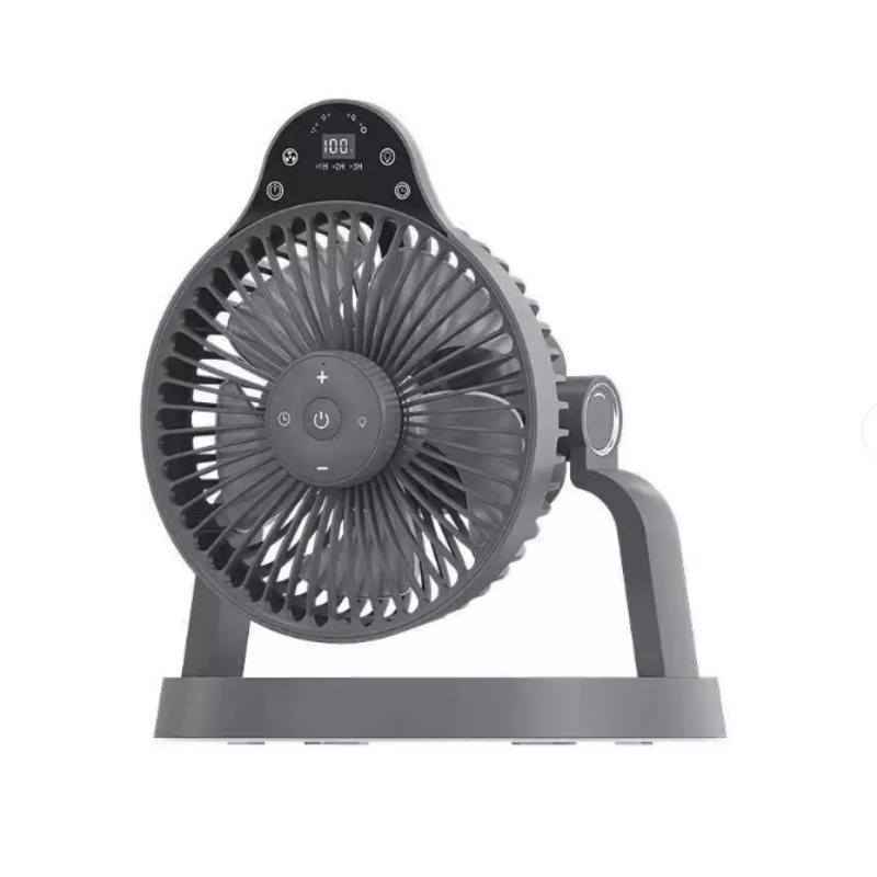 Outdoor Camping Activities - Multifunktionaler Outdoor-Camping-Ventilator mit Licht, Tragbarer Integrierter