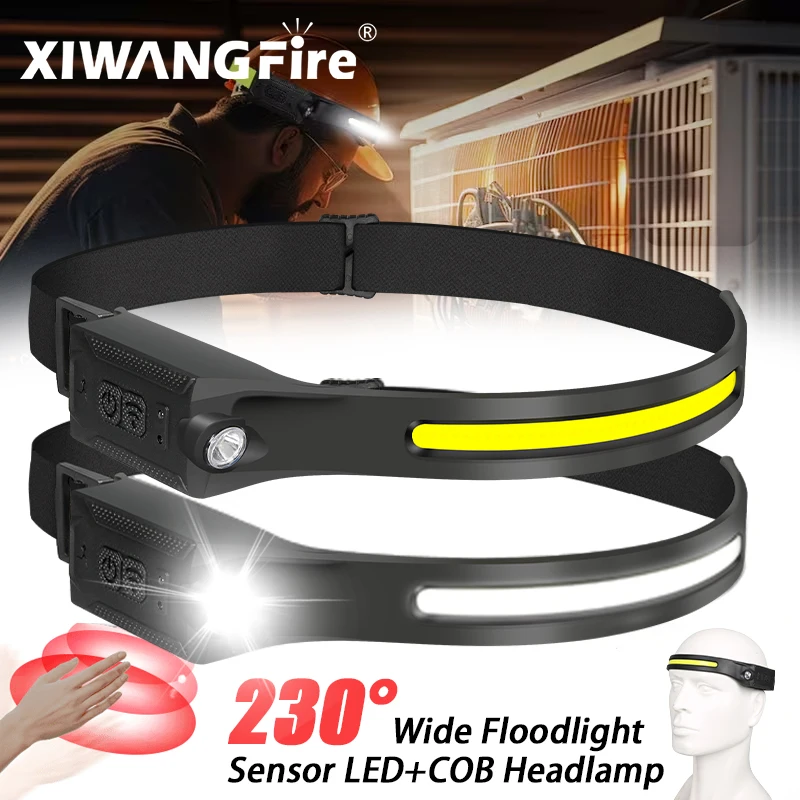 Outdoor Camping Adventure Lamp - Wiederaufladbare LED-Stirnlampe, 3 Modi Einstellbare Helligkeit,