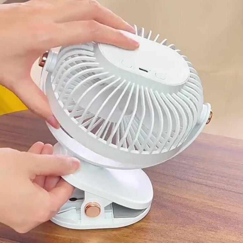 Outdoor Camping Glamping Share - 1 Set 720 ° Rotierender Hängeclip-Ventilator