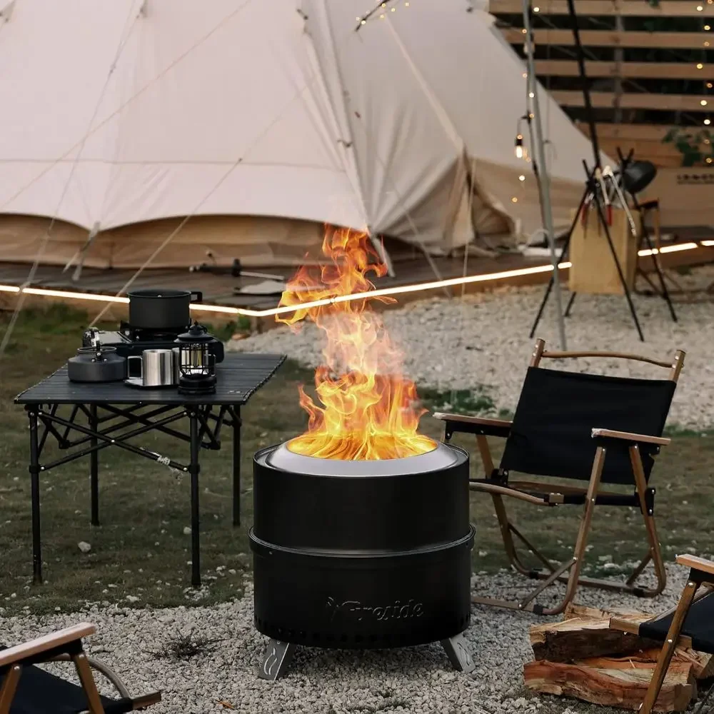 19 Zoll Tragbarer Outdoor-Holz – Outdoor Camping Wood Burning Stove Bewertung und Preis