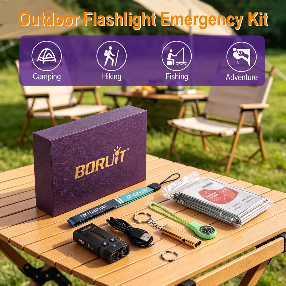 BORUiT EV20 EDC Taschenlampe 1 – Outdoor Camping Glamping Share Bewertung und Preis