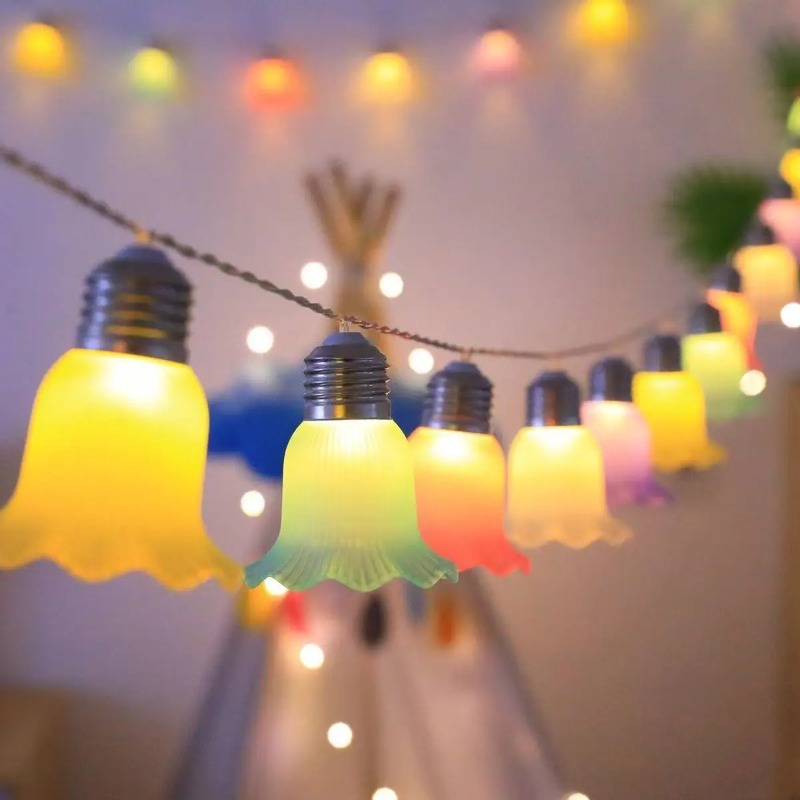 Glockenblumen-LED-Lichterkette – Outdoor Camping Lights String Bewertung und Preis