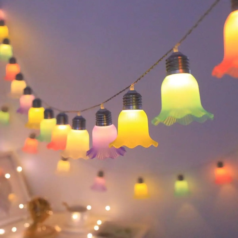 Glockenblumen-LED-Lichterkette – Outdoor Camping Lights String Bewertung und Preis