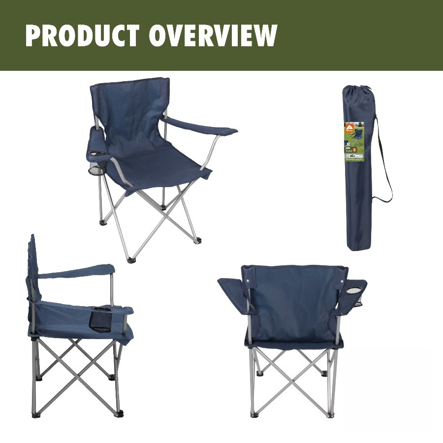 BLUE-Ozark Trail Quad Klappbar – Camping Quad Bewertung und Preis
