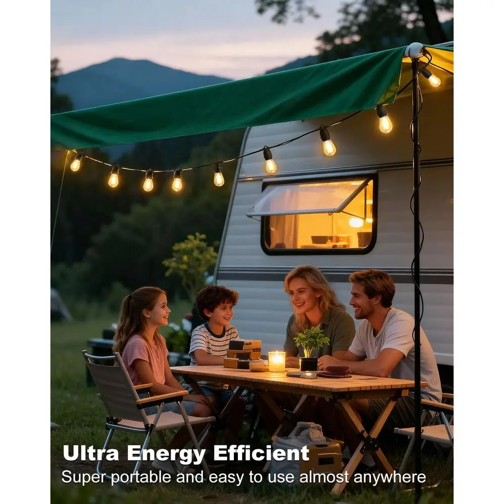 24,6 Fuß lange, USB-betriebene – Outdoor Camping Lights String Bewertung und Preis