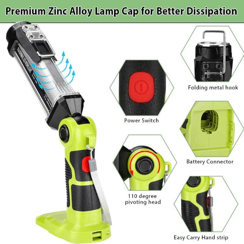 LED-Arbeitsleuchte für Ryobi O – Outdoor Camping Adventure Lamp Bewertung und Preis