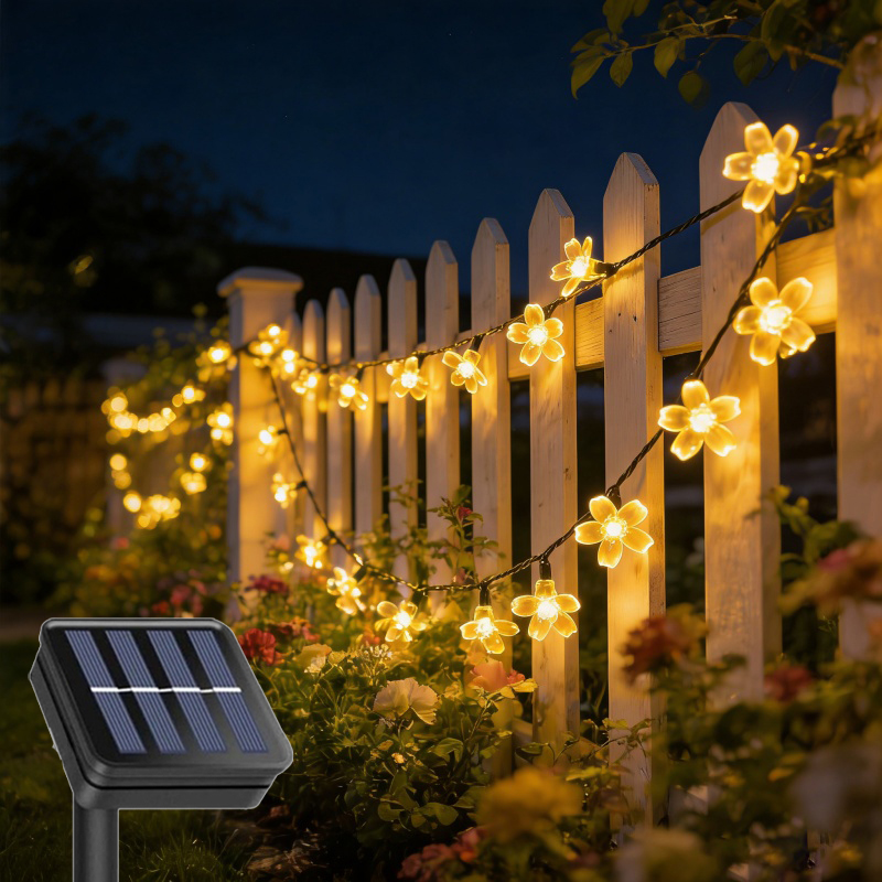 Solar-LED-Lichterkette für den – Outdoor Camping Lights String Bewertung und Preis