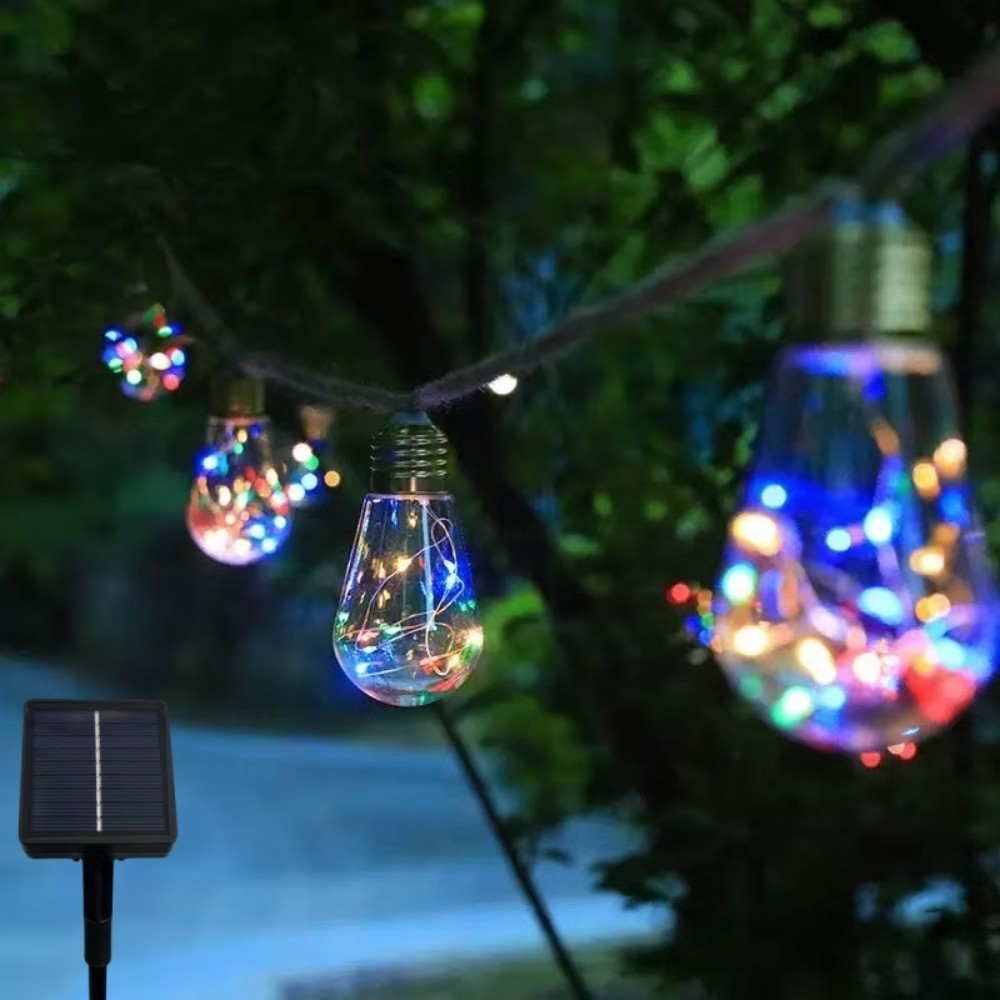 1 Stück 5M10LED Solar Hanfseil – Outdoor Camping Lights String Bewertung und Preis