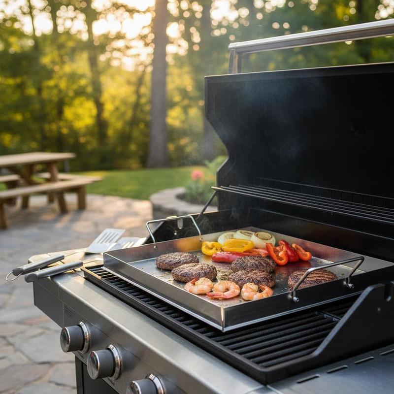 Universelle Flachgrillplatte 1 – Outdoor Camping Activities Bewertung und Preis