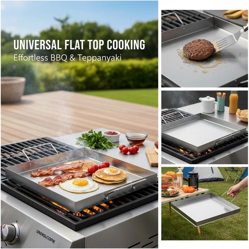 Universelle Flachgrillplatte 1 – Outdoor Camping Activities Bewertung und Preis