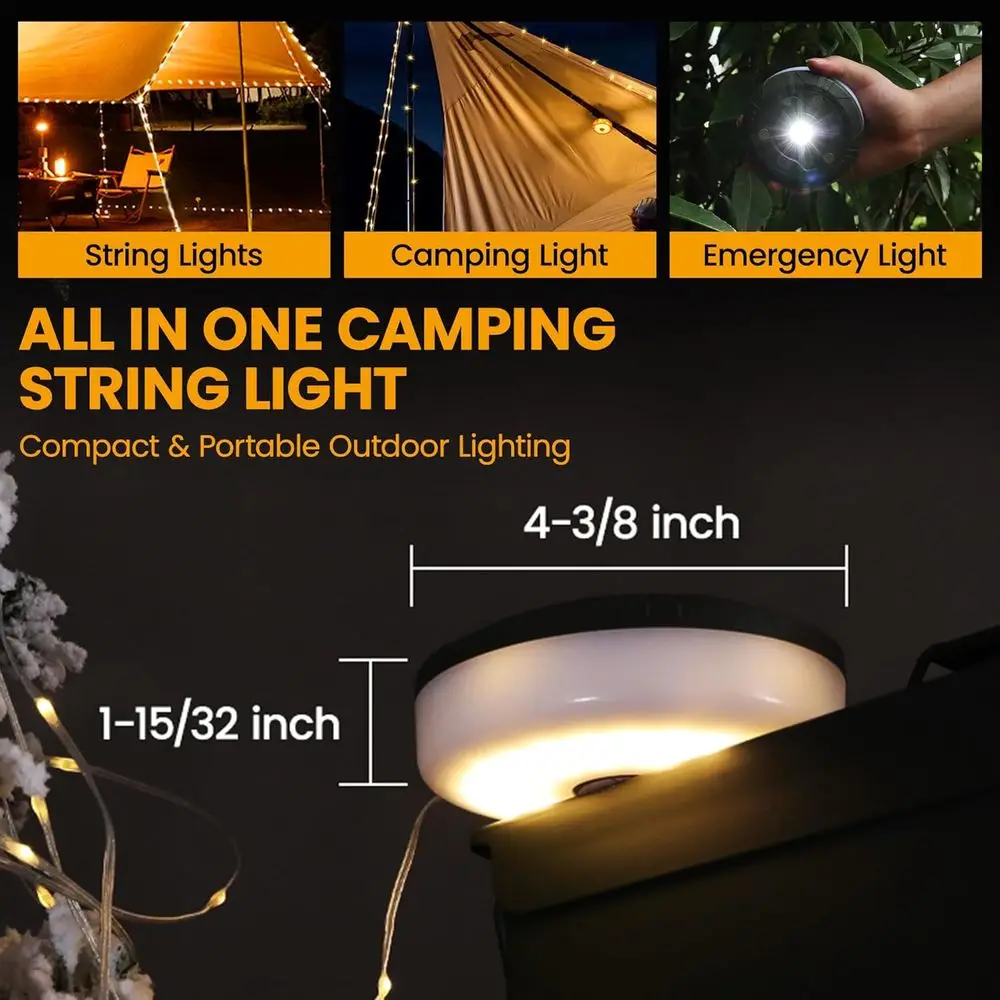 Wiederaufladbare Camping-Licht – Outdoor Camping Lights String Bewertung und Preis