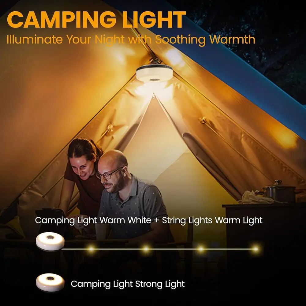 Wiederaufladbare Camping-Licht – Outdoor Camping Lights String Bewertung und Preis
