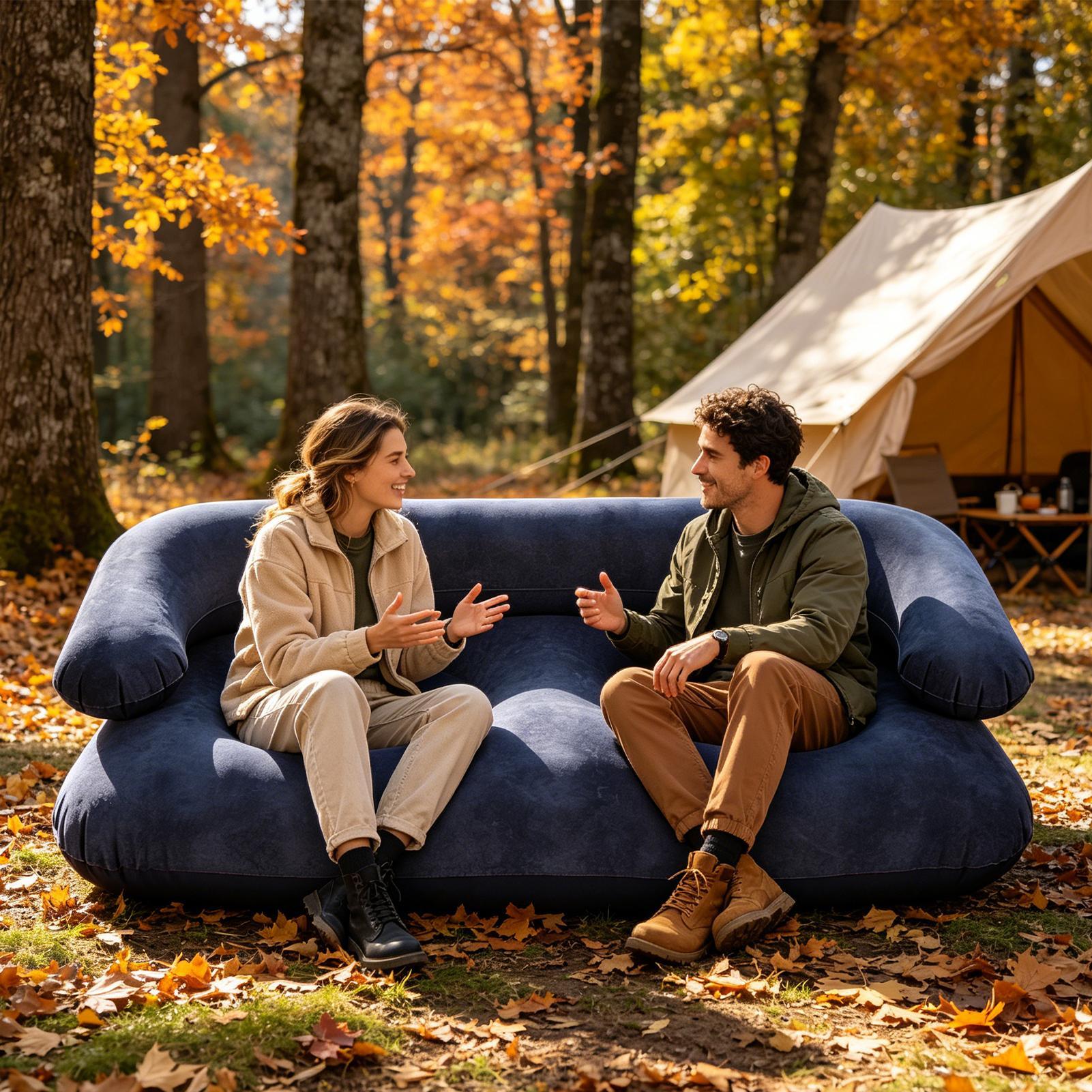 Doppeltes Aufblasbares Luftsof – Outdoor Indoor Camping Bewertung und Preis
