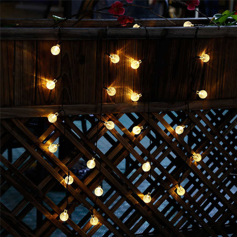 Solar-Kristallkugel-Lichterket – Outdoor Camping Lights String Bewertung und Preis