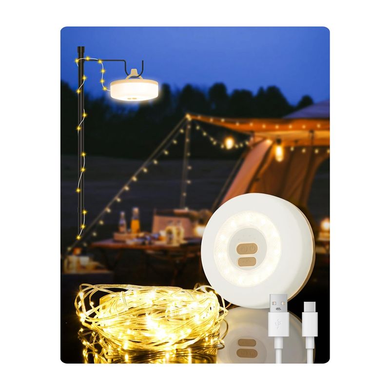A36T-2-In-1 Outdoor-Camping-Li – Outdoor Camping Lights String Bewertung und Preis