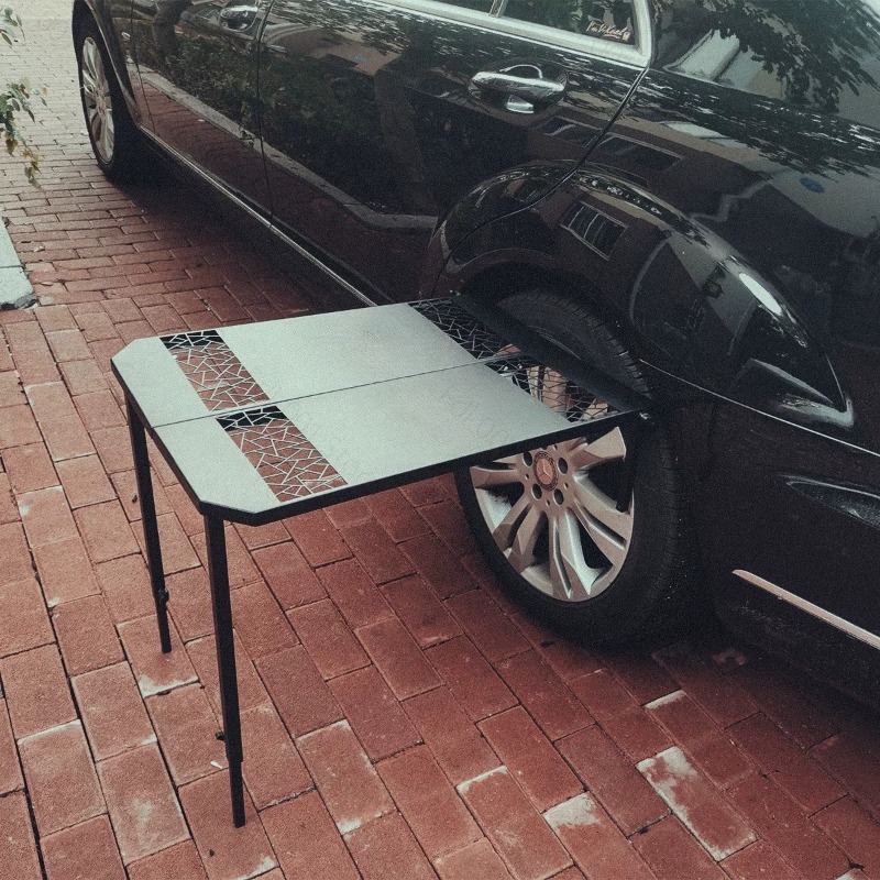 Auto-Camping-Grill Reifenförmi – Camp Table Folding Bewertung und Preis