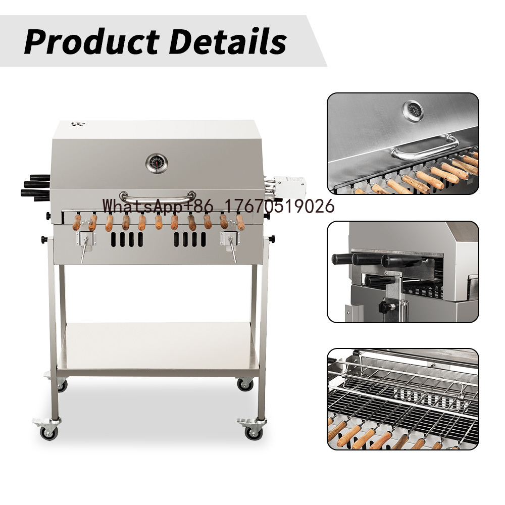 Moderner großer Holzkohlegrill – Outdoor Indoor Camping Bewertung und Preis