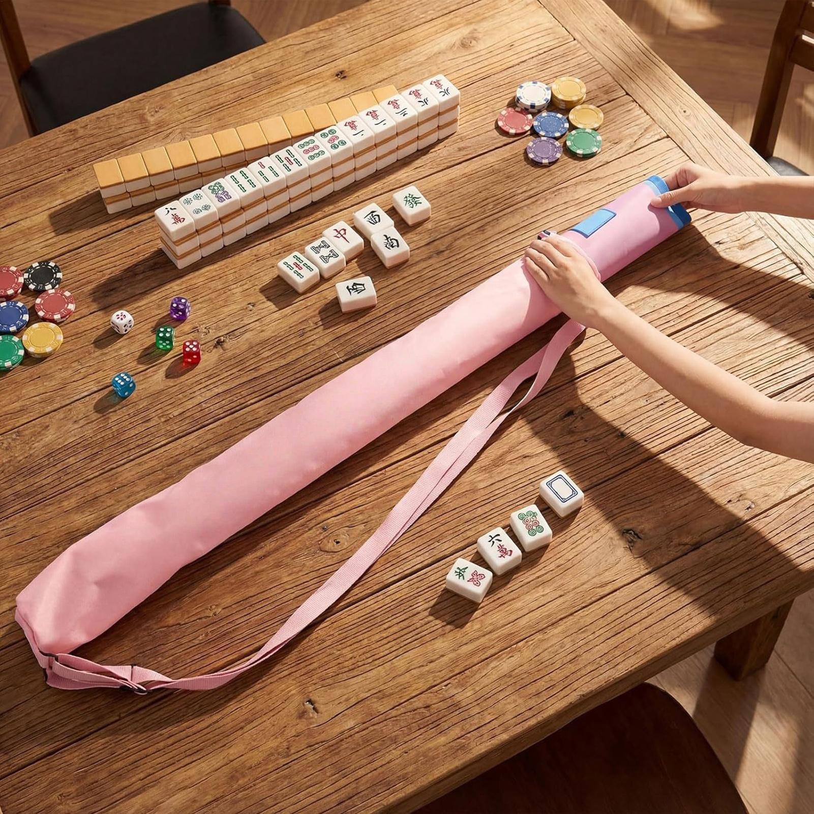 Mahjong-Mattenrolle, tragbare, – Travel Outdoor Camping Youtube Bewertung und Preis