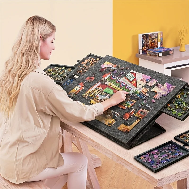 6-Schubladen-Puzzletisch für 1 – Camp Table Folding Bewertung und Preis