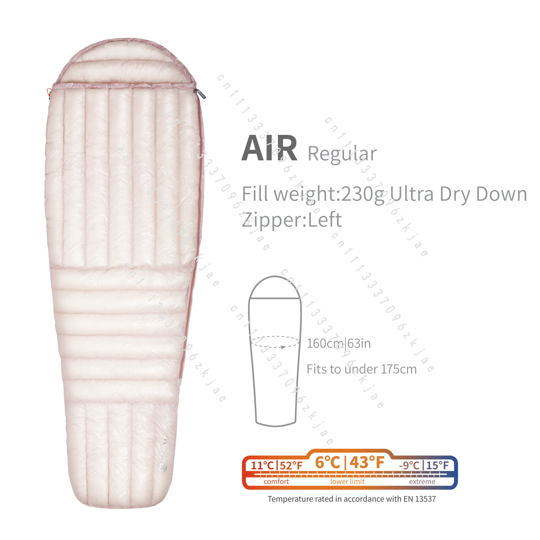 AIR 10D 800FP Ultra Dry Daunen – Ultralight Sleeping Bag Bewertung und Preis