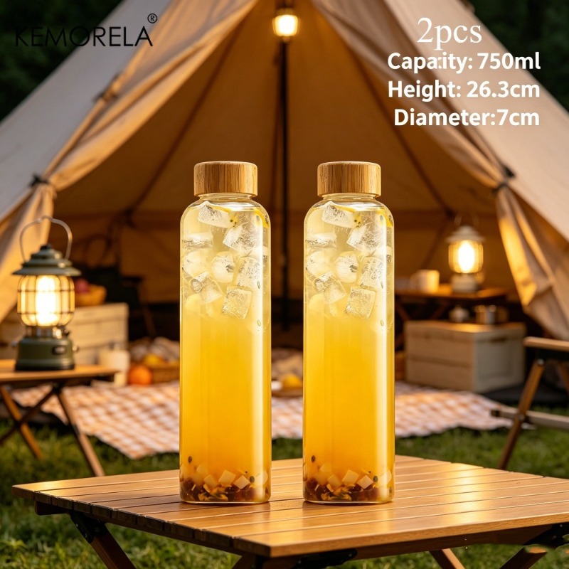 2/4 Stück Glas-Sportwasserflas – Outdoor Camping Activities For Adults Bewertung und Preis