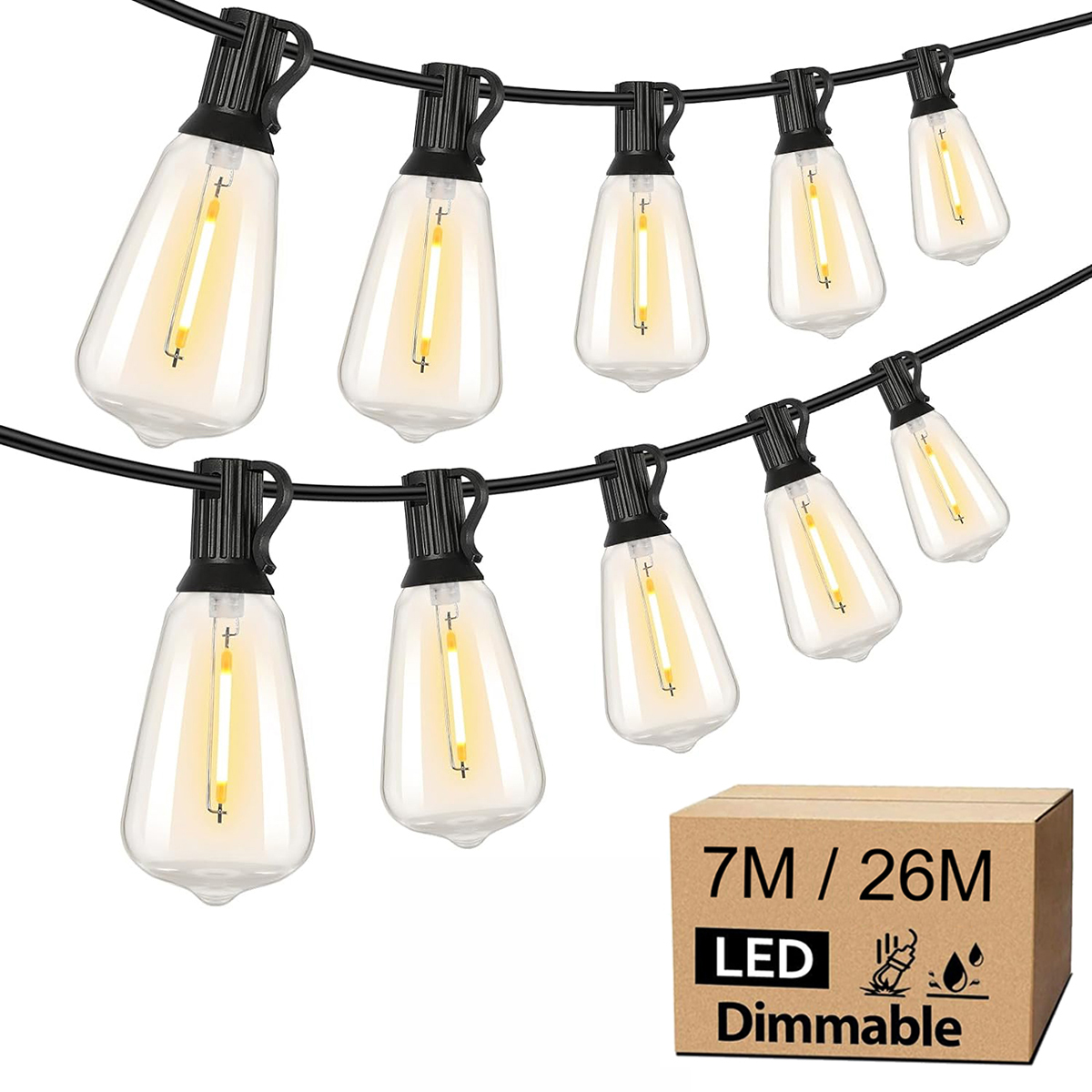 LED-Lichterketten LED im Freie – Outdoor Camping Lights String Bewertung und Preis
