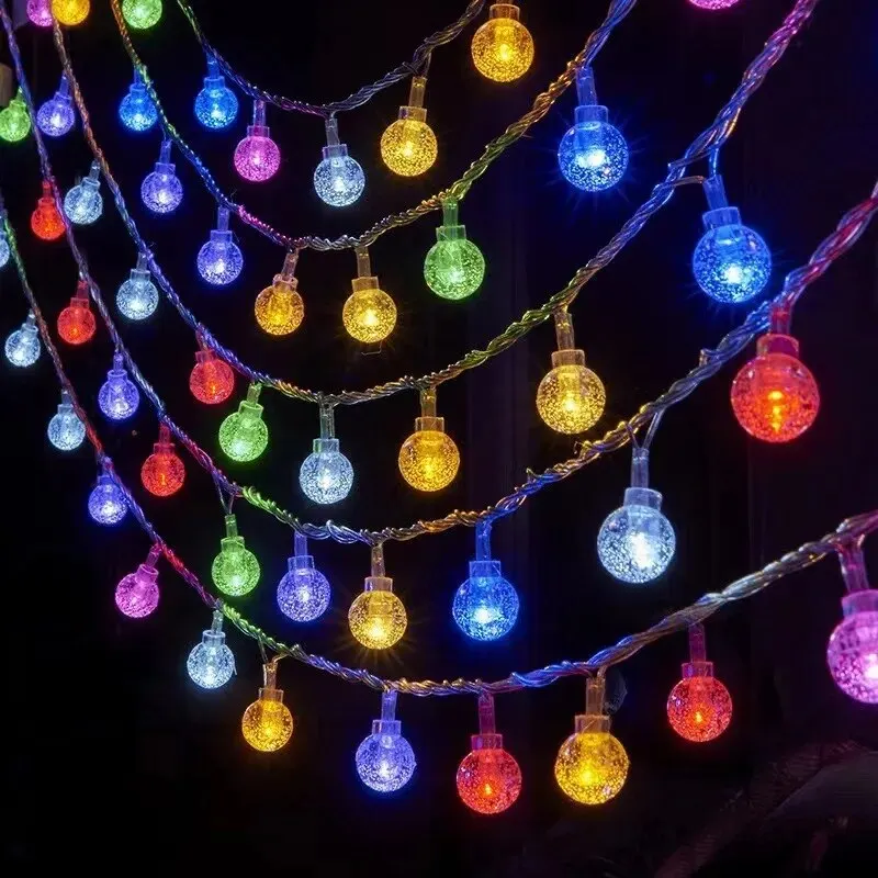 Runde LED-Kristallkugel-Lichte – Outdoor Camping Lights String Bewertung und Preis