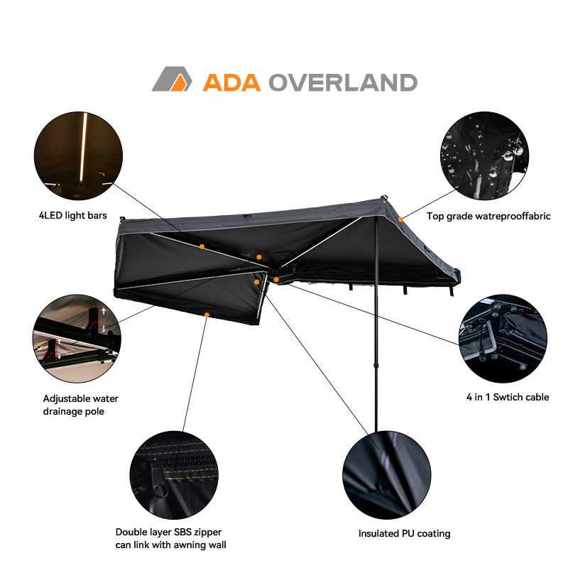 Neues Design 4x4 Markise, wett – Outdoor Camping Awning Bewertung und Preis