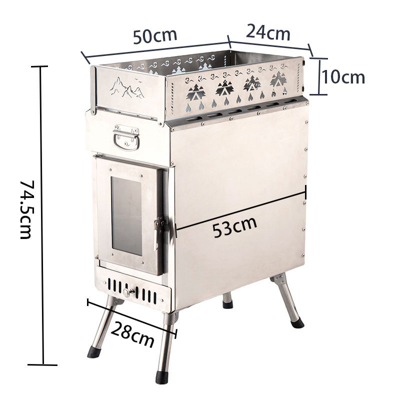 Tragbarer Saunaofen, Holzbefeu – Outdoor Camping Wood Burning Stove Bewertung und Preis