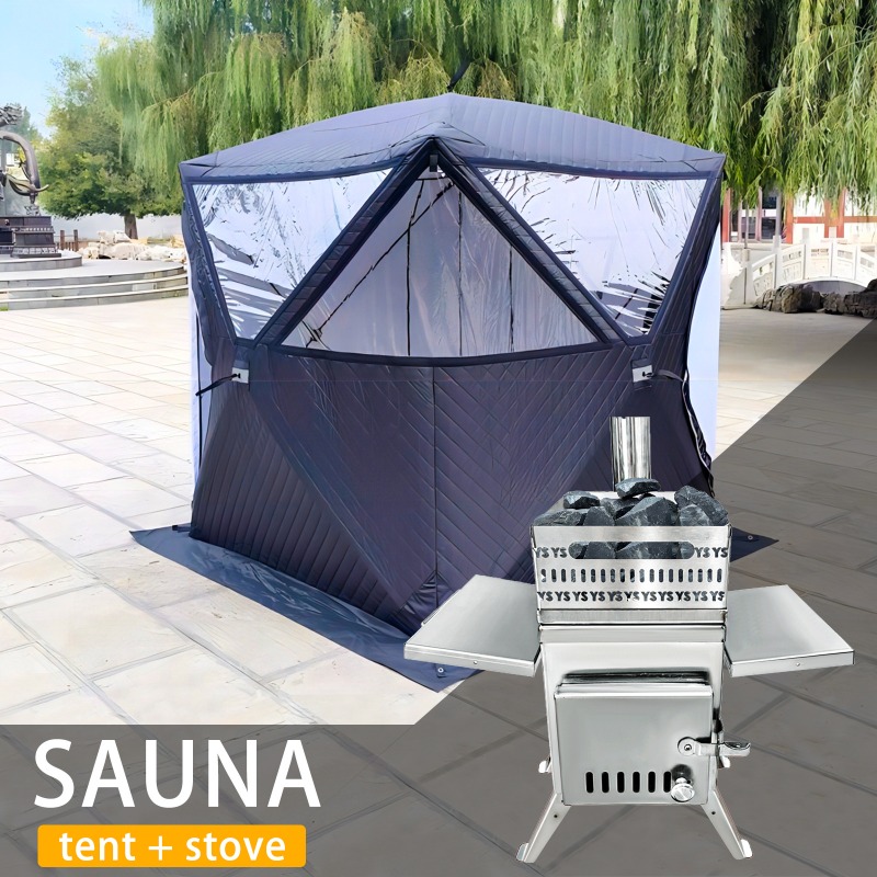 Edelstahl-Saunaofen für Outdoo – Outdoor Camping Wood Burning Stove Bewertung und Preis