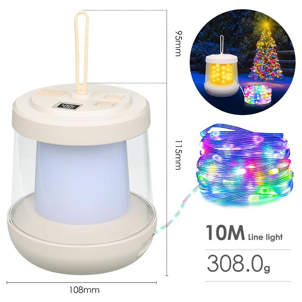 2-in-1 Campinglaterne & Lichte – Outdoor Camping Lights String Bewertung und Preis