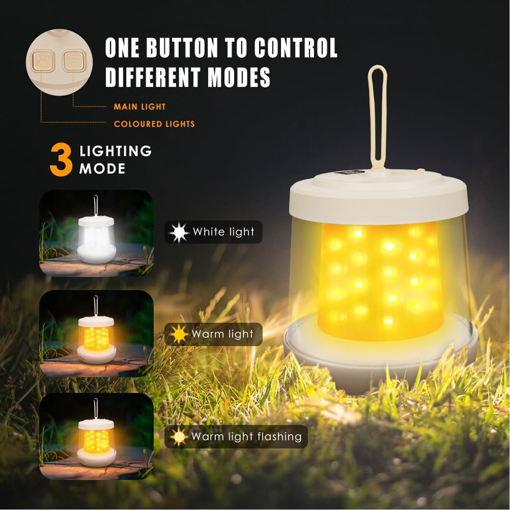 2-in-1 Campinglaterne & Lichte – Outdoor Camping Lights String Bewertung und Preis