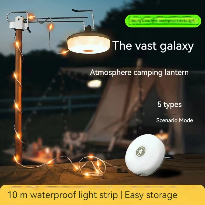 Outdoor LED-Lichterkette 10M W – Outdoor Camping Lights String Bewertung und Preis